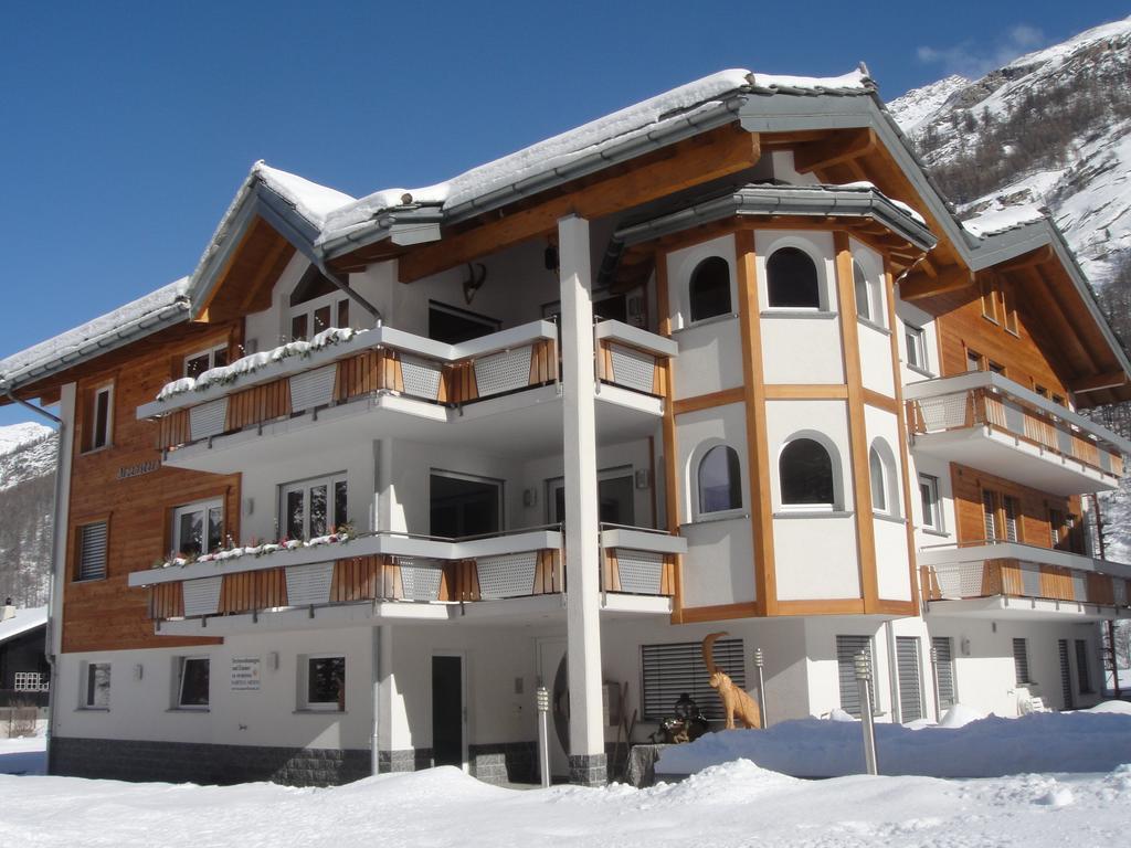 Haus Alpenstern Apartment Saas-Grund Bagian luar foto