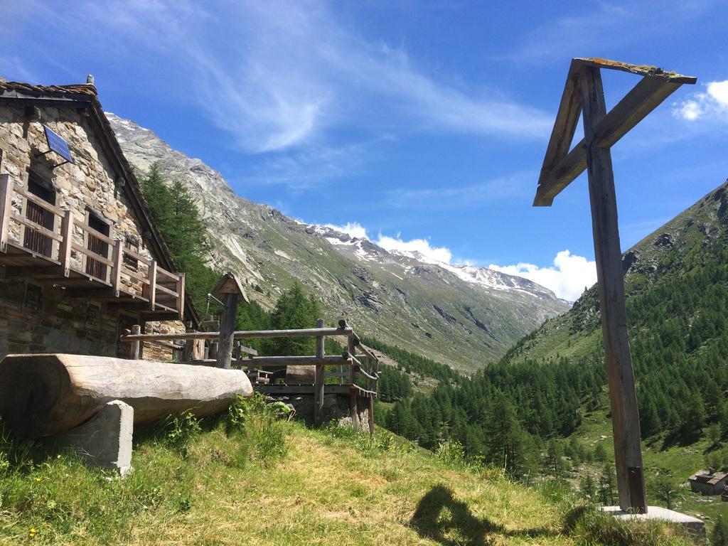 Haus Alpenstern Apartment Saas-Grund Bagian luar foto
